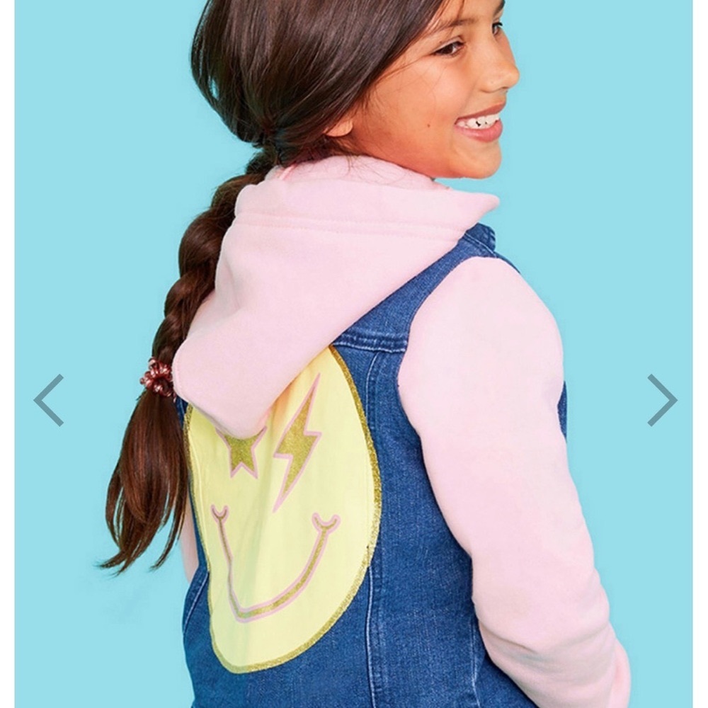 FABkids XL 14 16 hooded denim jacket nwt